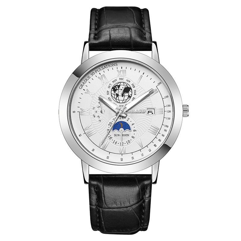Men's Waterproof Luminous Running Alarm Clock Watch