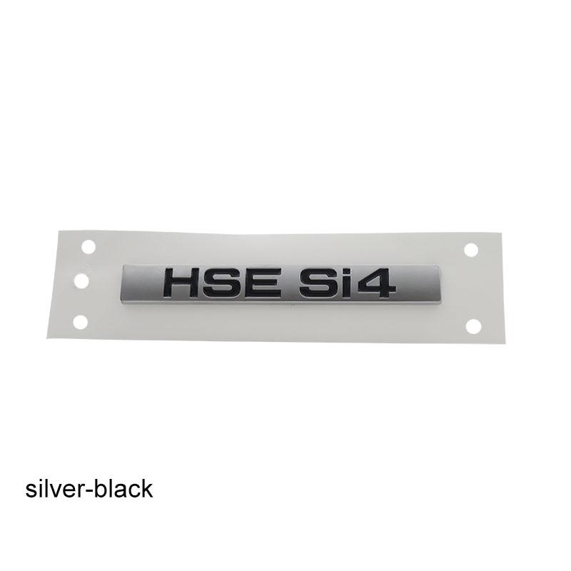 3D Premium HSE Si4 Edition for England UK SUV Off Road car Engine Hood Fender trunk Tail Rear Decal Emblem Badge Sticker