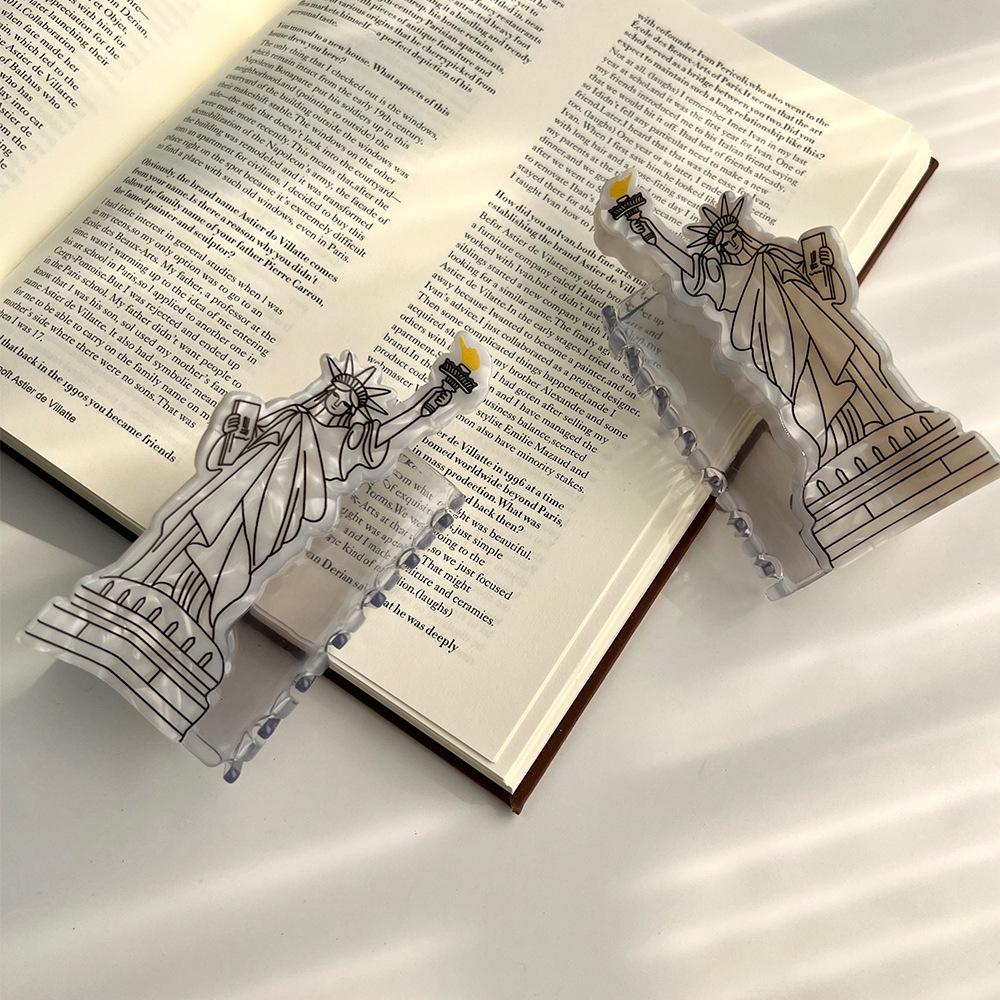 1pc Statue of Liberty Claw Teasing Mermaid Hair Claw Playful Shark Claw High End Hairpin Style Female