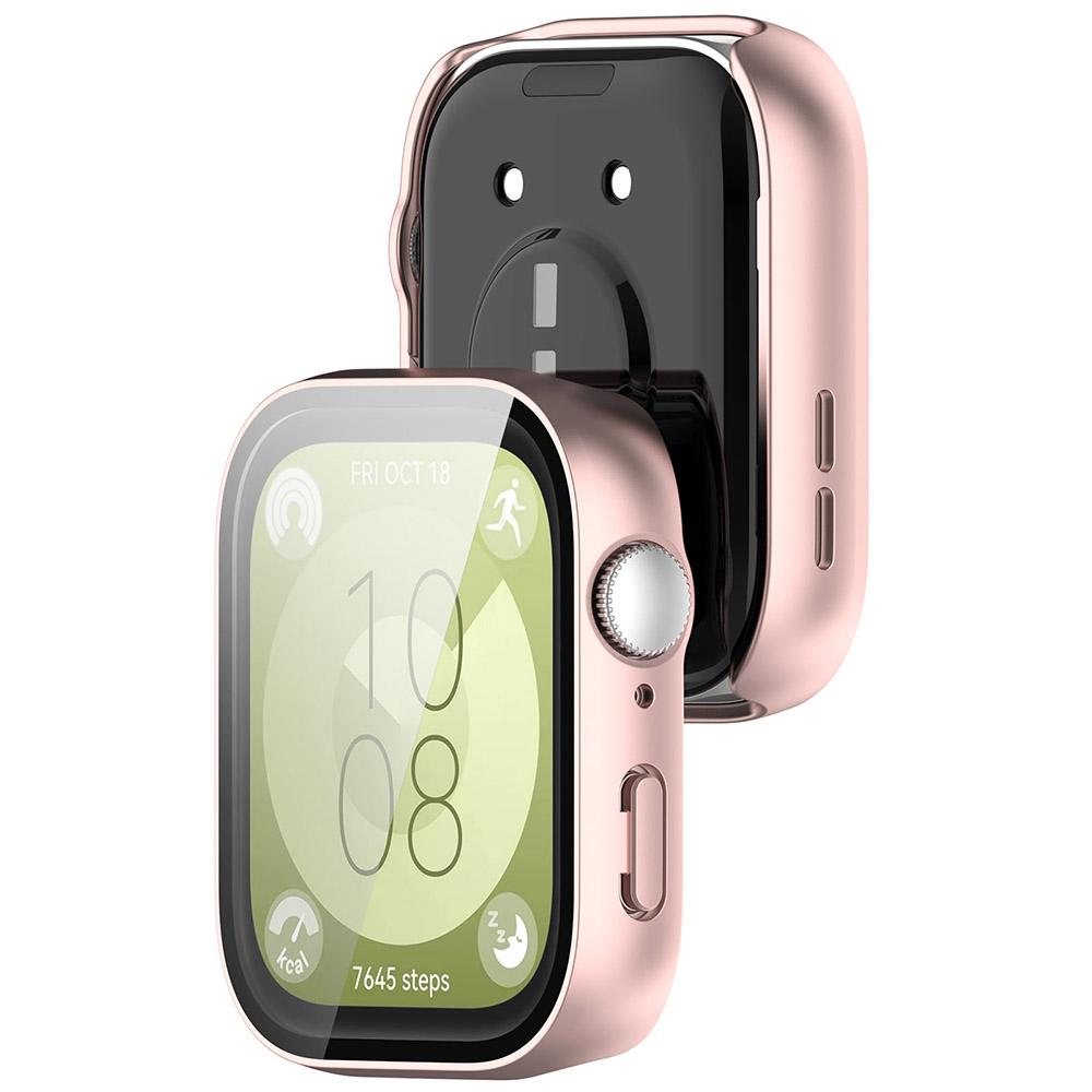 TPU / PC Glas + Hülle für Huawei Watch Fit 3 Rundum-Displayschutz Hart-Bumper für Huawei Watch Fit3 Abdeckung Schale Hüllen