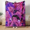 K-POP Anime Girls Group  Four Seasons Soft Warm Blanket  All-Season Thick Knit Polyester Bedspread for Bed, Camping, Travel  Perfect Gift