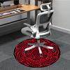 1pc Circular Pattern Design Carpet, Round Non Slip Durable Large Size Office Carpet, Suitable for Office
