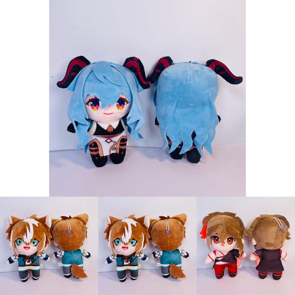 Adorable Genshin Impact Ganyu Klee Zhongli Hutao Plush Doll Stuffed Toy Children Gift
