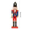 Christmas Nutcracker Ornament Set, Traditional Wooden Painted Puppet Soldier