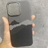 Mountain Print Magnetic Case 17 16 Cover for iPhone 15 Pro Max Hard for MagSafe Carbon Phone Shell Camera High Protective Coque