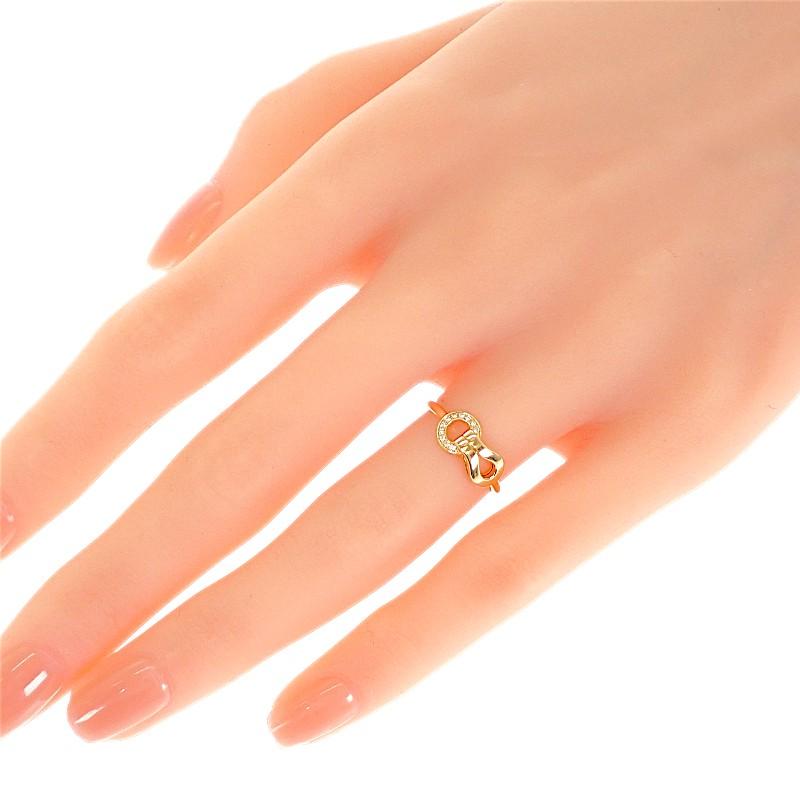 CARTIER  B4209348 #8(JP Size) ring gold K18 Pink Gold/diamond Women