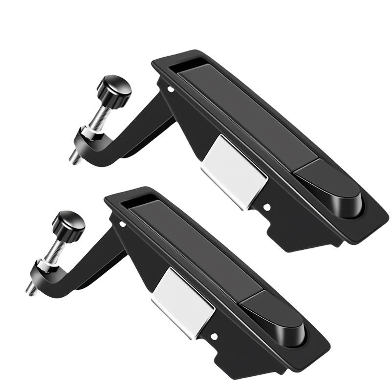 

2PCS Compression Lever Door Lock Flat Handle Lock Electric Cabinet Bounce Lock Equipment Door Lock