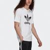 Adidas Originals Adicolor Classics Big Logo Print Sports Crew Neck T-Shirt Men Tops White H06644