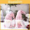 Festive Christmas Plush Figures With Glitter Accents For Home Holiday Decor