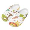 Colorful Printed EVA Clogs Unisex Ventilated Flexible Garden Shoes Slip On Beach Pool Bathroom Home Home Slippers Travel Wear