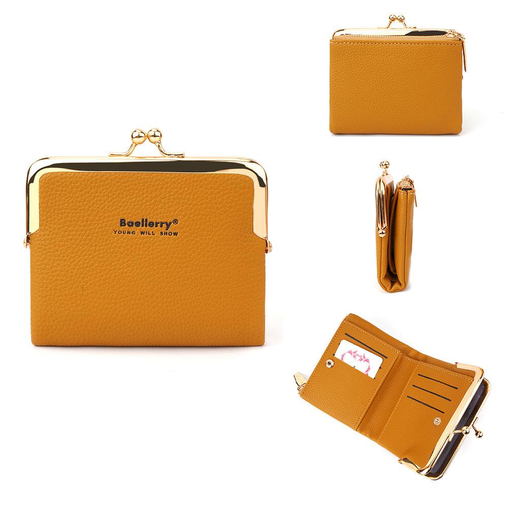 Baellerry Womens Short Purse With Pu Material And Antitheft Design For Daily Use