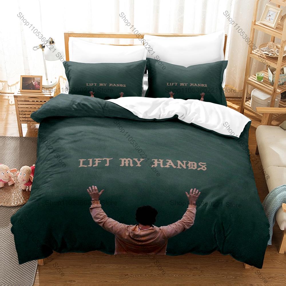 Forrest Frank Child of God Warm Sunrise Lo-Fi Coastal Portrait HD Print Bedding Set Duvet Cover + 2 Pillowcases Chill Room Decor