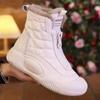 Új Téli Meleg Csizma Női Magasszárú Hócsizma Női Plüss Platform Bokacsizma Elöl Cipzáros Szőrös Vastag Talpú Sneakerek Nő