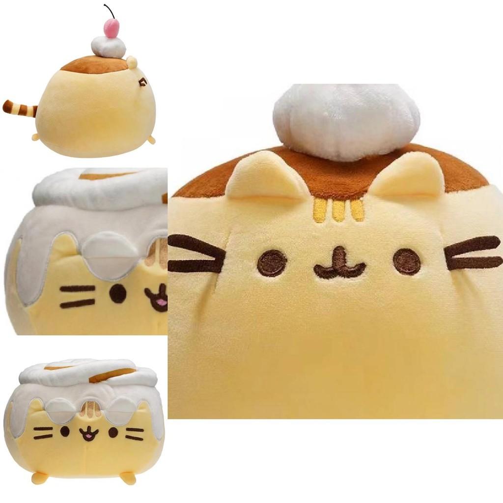 Schattig Pluche Speelgoed Kussen Met Kort Pluche Pp Katoen Vulling Pusheen Kat Serie