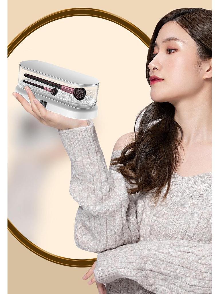 Tragbarer Ultraschallreiniger für Brillen, Schmuck & Kontaktlinsen - Hochfrequente automatische Vibration