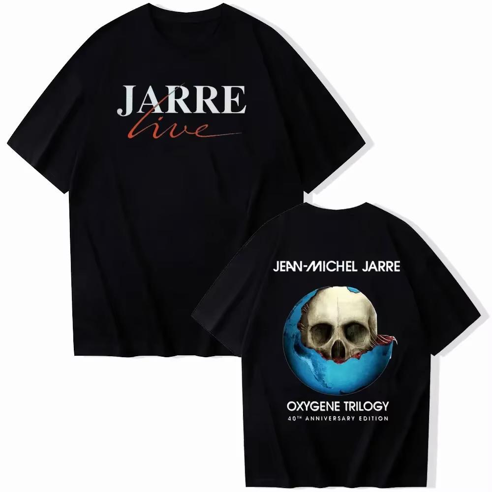 2025 new LE Jean Michel Jarre Music AlbumEquinoxeZoolookOxygene Souvenir Gift Summer Cotton T Shirt S
