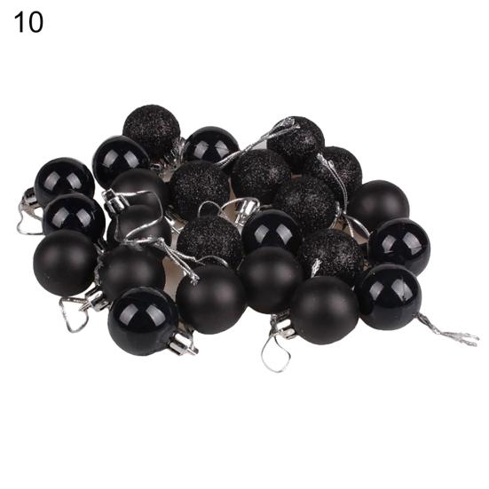 Glittering Baubles Balls Christmas Tree Ornament Xmas Party Hanging Decoration