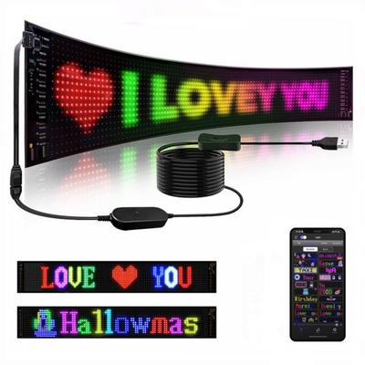 Flexible LED Matrix Pixel Panel USB 5V Scrolling Message Board New Programmable LED Screen