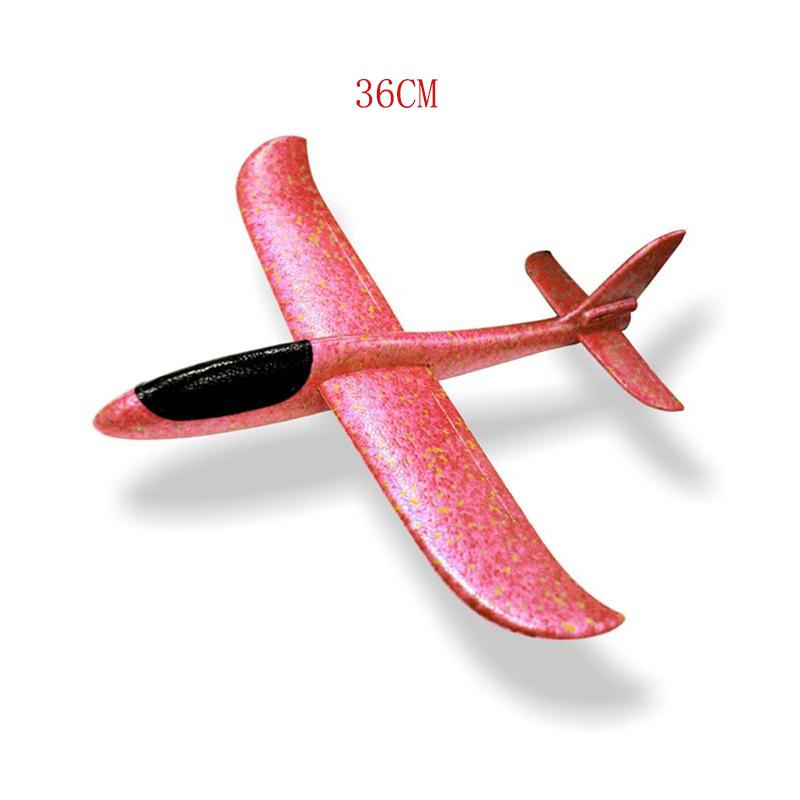 Big Foam Plane Flying Glider Toy Hand Throw Styrofoam Airplane Outdoor Game Aircraft Model Fun Toys Aircraft for Kids Boys Gift