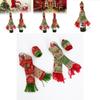 Christmas Wine Bottle Decor Set With Knitted Scarf And Hat For Holiday Celebration