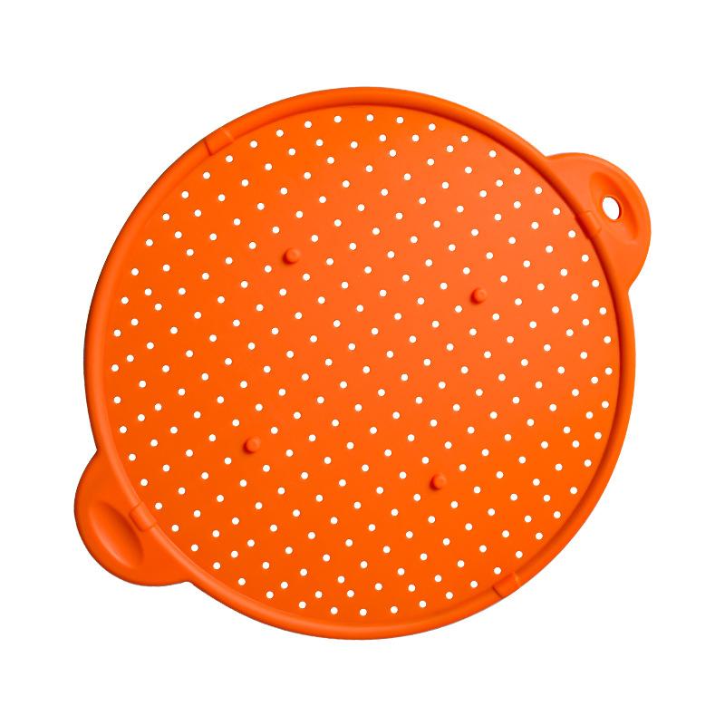 

Silicone oil and splash proof pot cover pad steamer pad thermal insulation filter screen kitchen tool high temperature resistanc