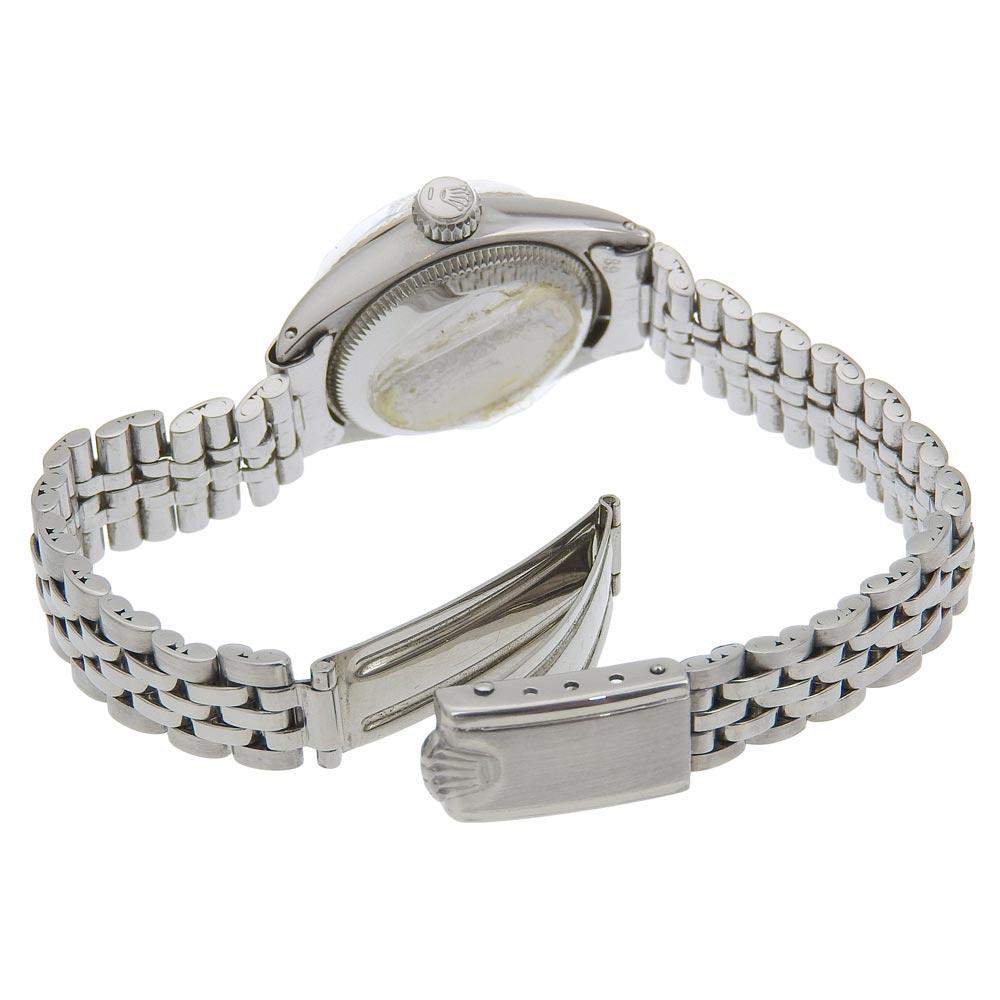 ROLEX Date Watches 6517 SilverDial Stainless Steel Mechanical Automatic Women Used