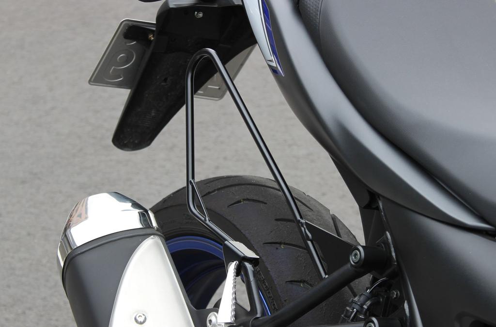 Kijima Bike Parts Side Bag Support Steel ABS Left and Right Set Black SV650/X ('16-) 210-482
