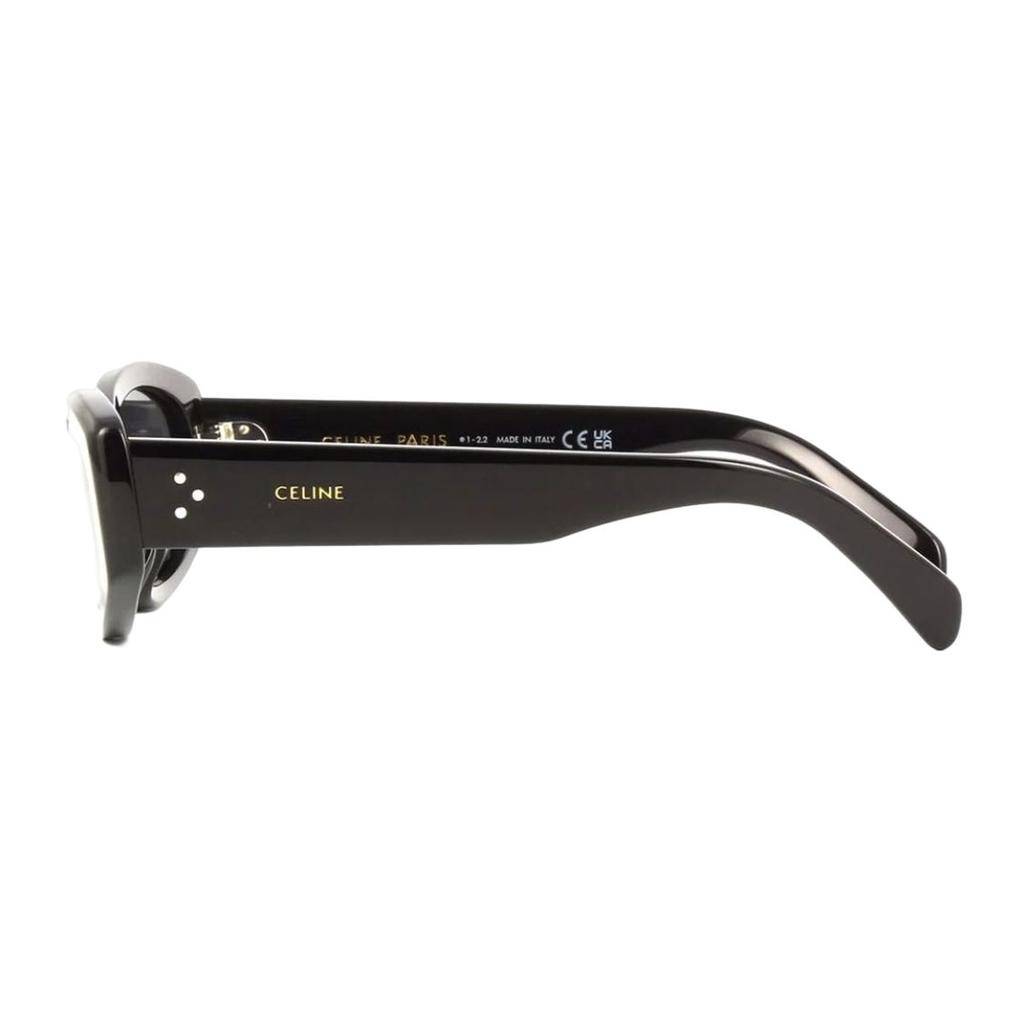 Celine Side Letter Decoration Cat Eye Sunglasses Unisex sunglasses Black CL40252I-01A