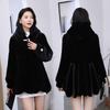 Autumn and winter new women's imitation mink fleece medium and long imitation fur thickened mother's imitation mink fleece women's coat with cotton