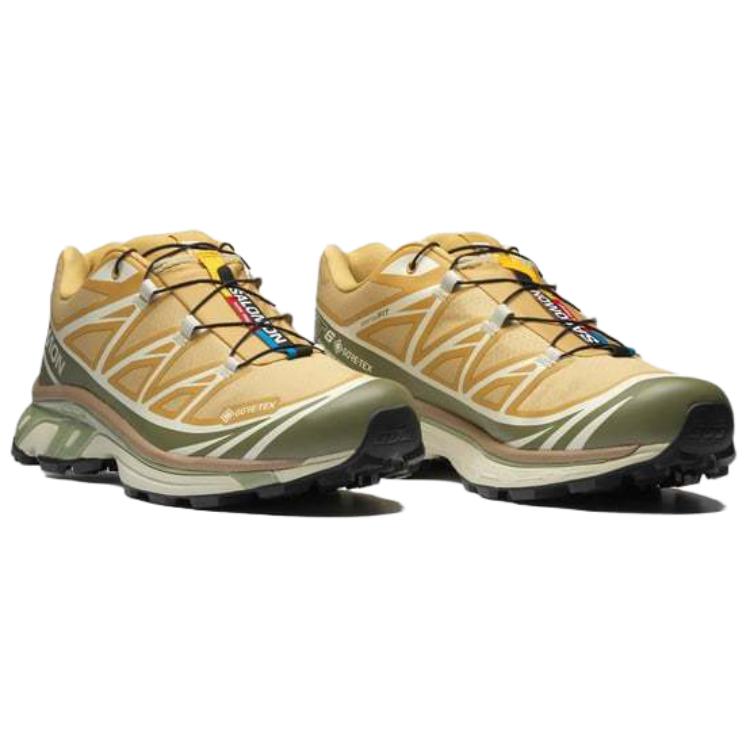 SALOMON Xt-6 Gtx Comfortable Fitting Durable Waterproof Shock Absorbing Low-Top Running Shoes Unisex Running Shoes 475810
