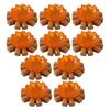 10Pcs Mini Fake Campfire Ornament Set Waterproof Resin Fire Models for Garden Patio Mini Scene Decoration