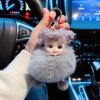 Fox Hair Dimple Doll Key Chain Big Eyes Cartoon Plush Bag Pendant Car Key Chain Blind Box Cute Girl