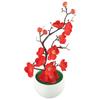 Indoor Artificial Plants Office Art Blossom Plum Bonsai