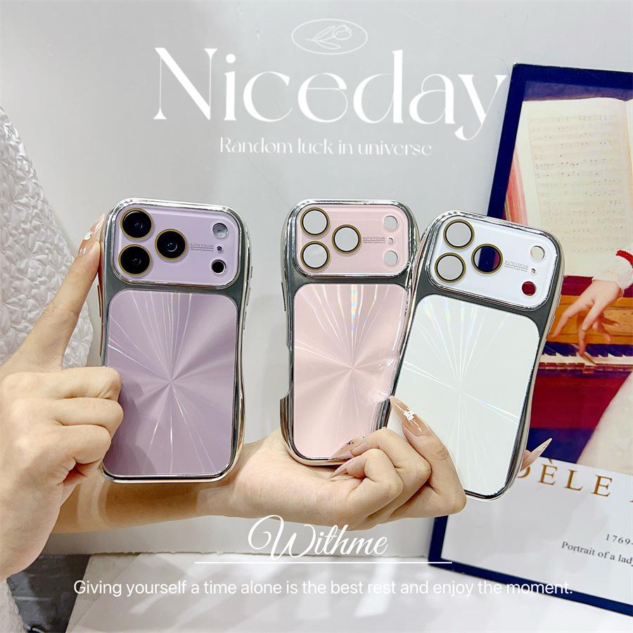 Aurora Electroplated Slim Anti-Fall Case for iPhone 14/13 Compatible with Apple 17/16/15 Pro Max