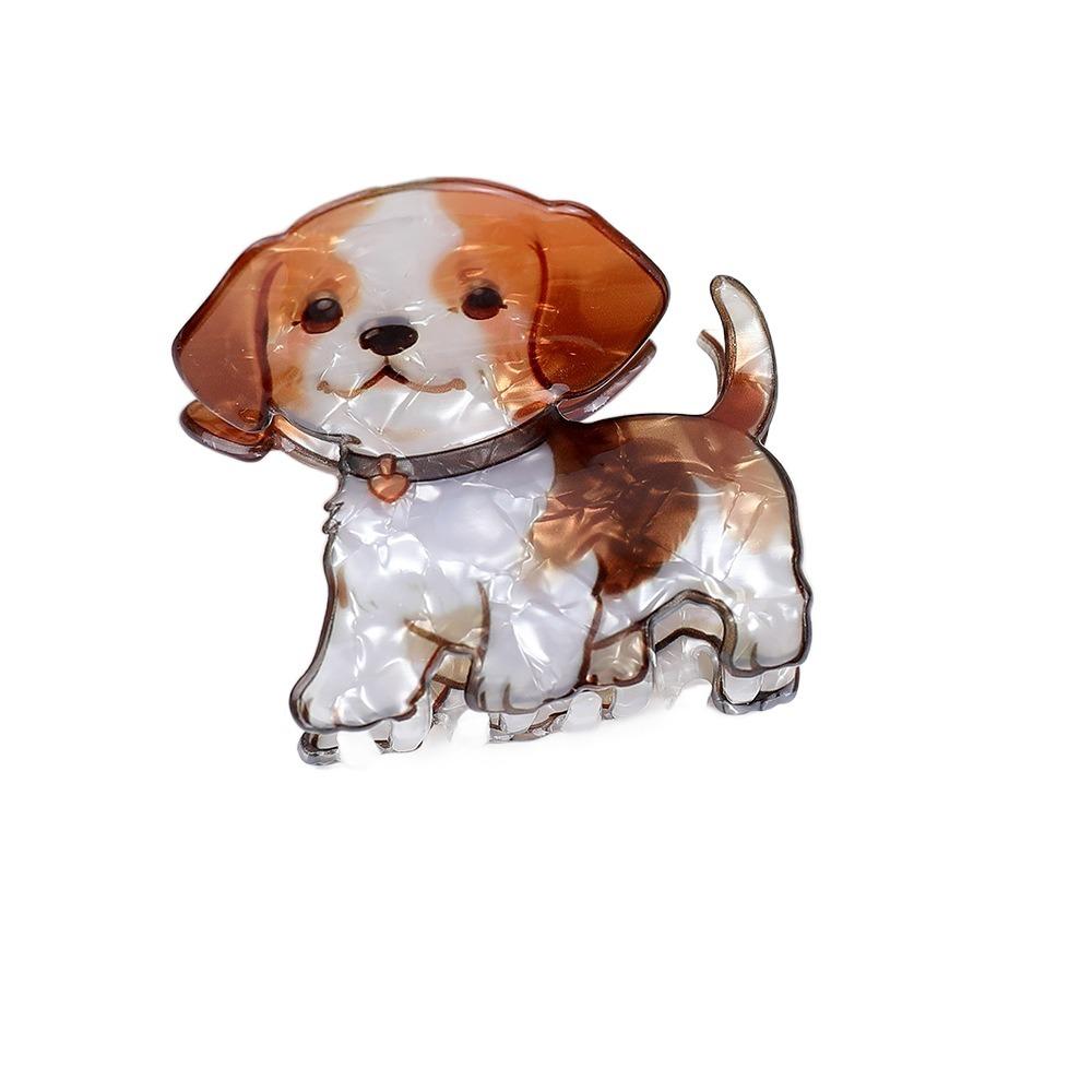 Cartoon Girls Hair Clip Printed Dog Kawaii Headdress Cartoon Shark Clip  Daily Wear