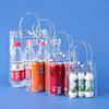 Transparent PVC Tote Bag - Soft, Thickened Red Wine Packaging & Souvenir Bag