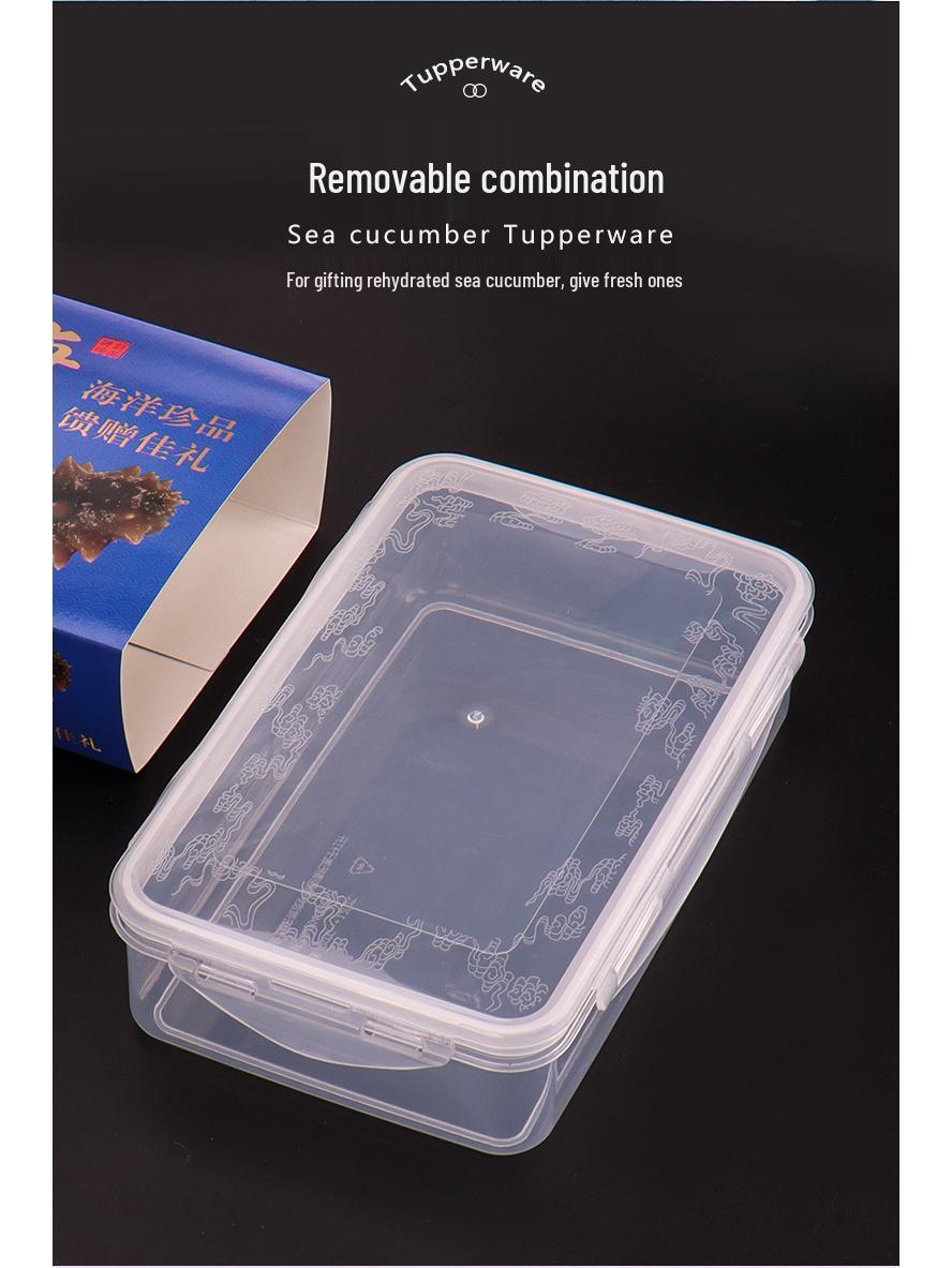 Fresh-Keeping Sea Cucumber Storage Box - Sealed PP Container for Frozen Meat & Seafood