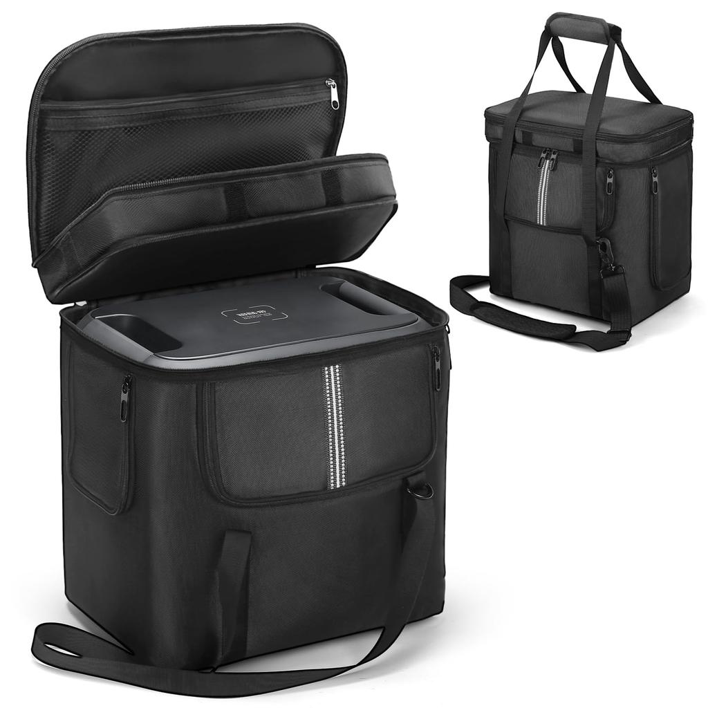 Portable Power Station Storage Bag Fits BLUETTI AC180 Portable Power Station Protective Case Dustproof Shockproof Storage Case for and Travel