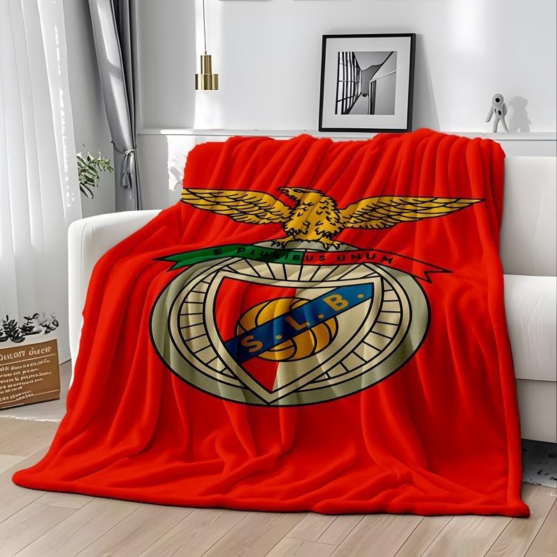 Soccer Sports Logo Blanket for Kids Adults Portable Nap Soft Warm Flannel Throw Blanket for Sofa Bed Gift Blanket Home Decor