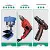 Baolian 6-Piece Serrated Step Drill Bit Set