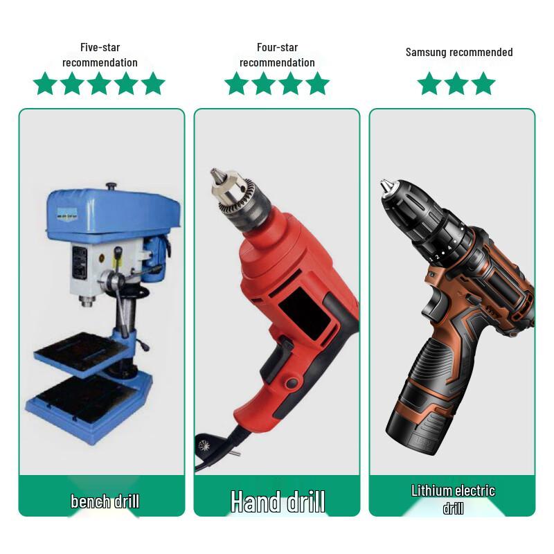 Baolian 6-Piece Serrated Step Drill Bit Set