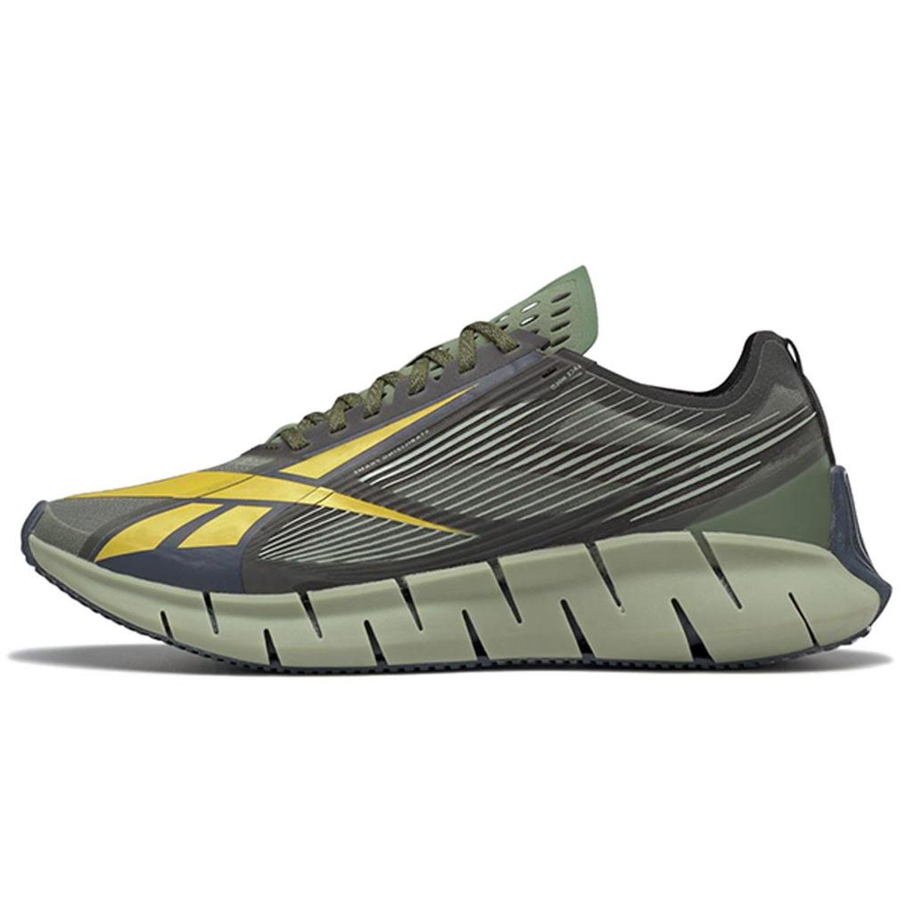 Reebok Zig 3D Storm Casual Shoes Unisex Low Top Black/Green/Yellow FX4844