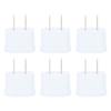 10PCS  To  Adapter Portable Travel Pure Copper 2 Prong Plug Converter for Cellphone Laptop Hair