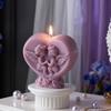 Cupid Little Angel Silicone Candle Mold DIY Gifts Aroma Candle Plaster Graduation Boy Girl Molds Soap Candle Making Supplies
