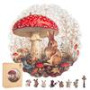 Delobil Wooden Jigsaw 5mm and Uniquely Shaped for Repeated Challenging Puzzle for Stylish Interior Includes a Dedicated Clear Sheet X 500-Piece
