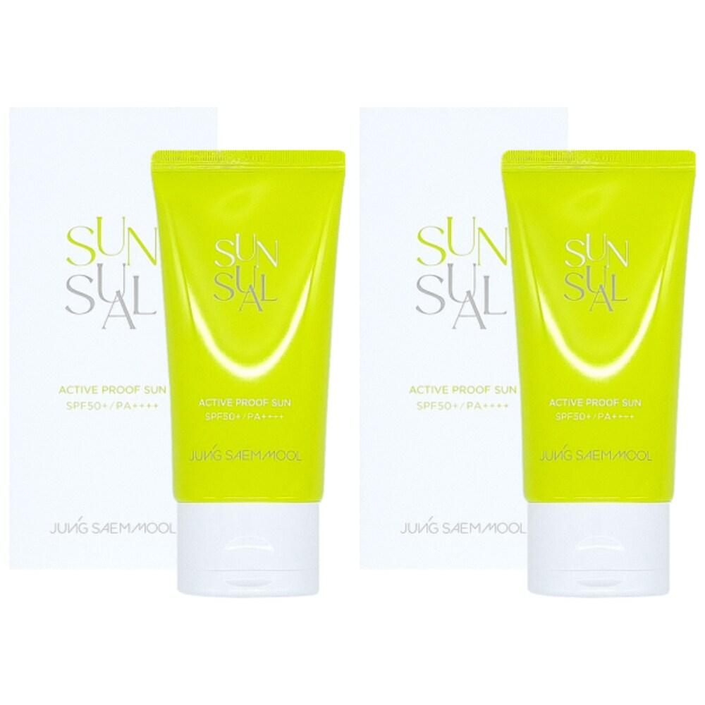 

JUNG SAEM MOOL Sunsual Active Proof Sun 70ml x 2 Mild Sun Cream