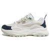 Wood Block Leather Polyester Trendy Sports Low-Top Casual Shoes Unisex Sneaker White 1RM02258E_896