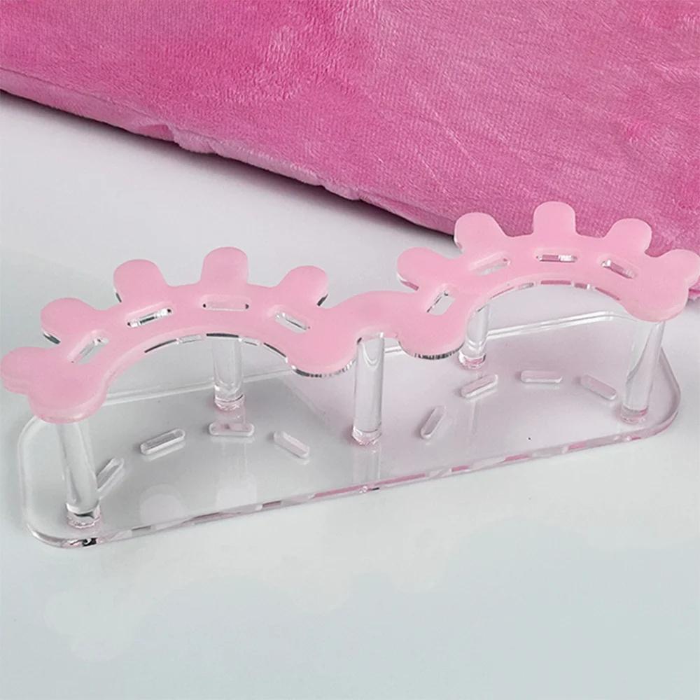 Pink Hold Tweezers Lash Tools Eyelash Holder For Eyelash Extension Lash Tile Eyelash Shape Tweezers Holder