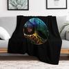 Tree Of Life Mandala Throw Blanket Soft Warm Blanket Gift For Men Women Adults