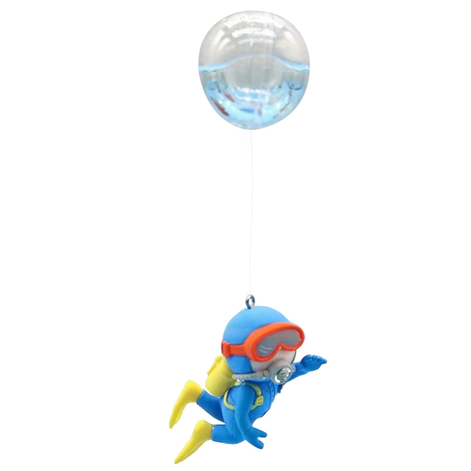

Aquarium Floating Diver Riding Whale Girl Ornament Fish Tank Layout Prop Aquarium Accessories For Fish Tank Decoration Diver#1